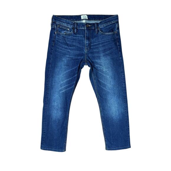J. Crew Selvedge Matchstick Blue Denim Straight Jeans Made in Japan Size 31 - Picture 1 of 10